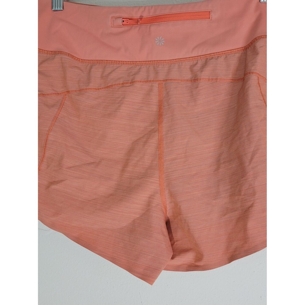 ATHLETA WOMEN SIZE L Coral Peach Active Shorts - Picture 6 of 10